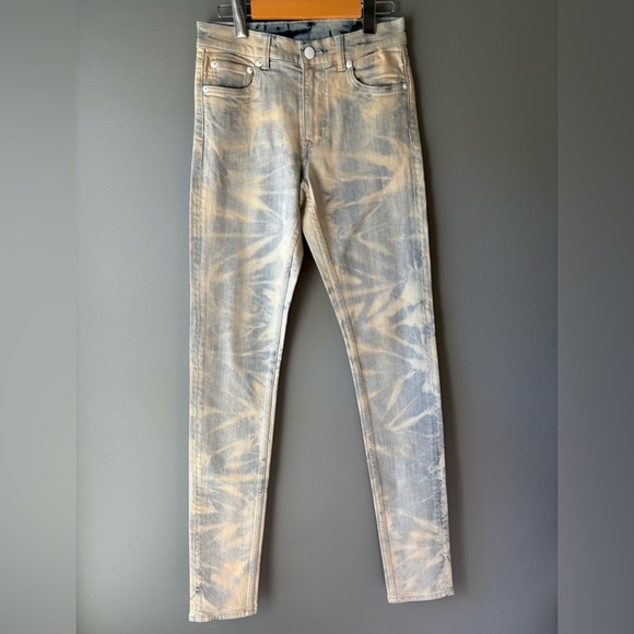 WEEKDAY, size W28 L34 white acid washed bleached look skinny jeans - Picture 2 of 9